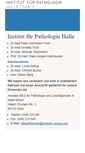 Mobile Screenshot of pathologie-halle.de